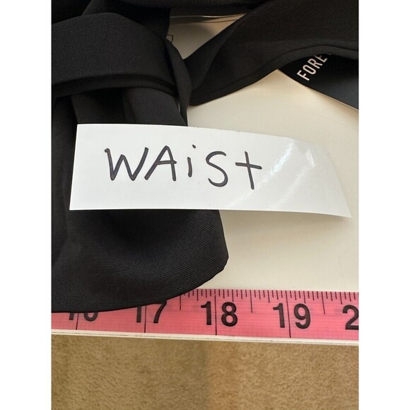 Forever 21 Womans Pleated Paperbag Trousers Size 1X Minimal Capsule Preppy Pinup - Picture 9 of 16